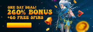 260% Deposit Bonus + 60 FS on Storm Lords @ 11 SpinLogic Gaming Casinos (today only)