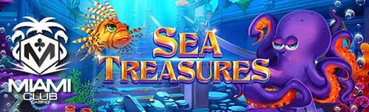 Miami Club Casino - $10 Free Chip on Sea Treasures + 400% Welcome Bonus
