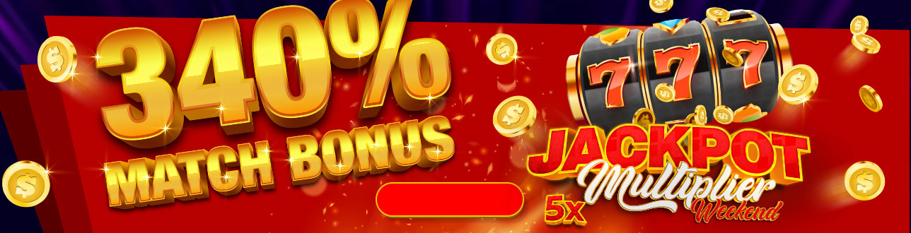 Spin Oasis Casino - 340% Deposit Bonus + 5x Jackpot Multiplier (this weekend only)
