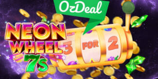 Ozwin Casino - 231 Free Spins on Neon Wheel 7s September 2022