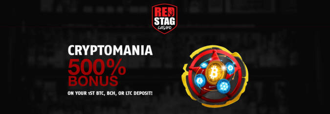 Red Stag Casino - 500% Crypto Deposit Bonus Code up to $5000 September 2022