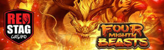 Red Stag Casino - $5 Free Chip on Four Mighty Beasts + 325% Deposit Bonus up to $650
