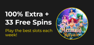 Slotastic Casino - 100% Weekly Bonus Code + 33 FS on Mermaid Royale