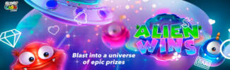 Sloto Cash Casino - Deposit $25 and Get 111 Free Spins on Alien Wins