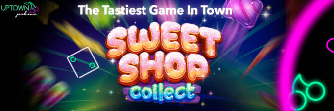 Uptown Pokies - 35 No Deposit Free Spins on Sweet Shop Collect + 333% Bonus + 33 FS