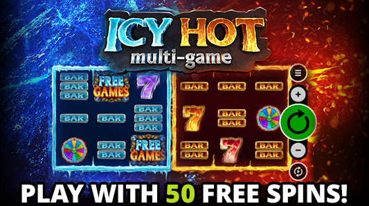 CasinoMax - 50 No Deposit Free Spins Bonus Code on Icy Hot multi-game