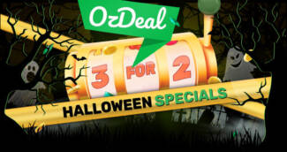 Ozwin Casino - 198 Halloween Free Spins on SpinLogic Gaming Slots