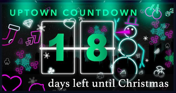 Uptown Pokies - 18 No Deposit FS Bonus Code on Snowmania (today only)