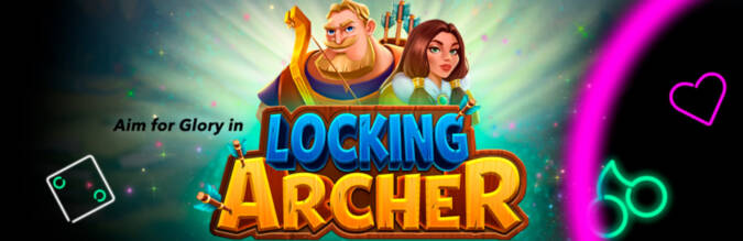 Uptown Pokies - 50 No Deposit Free Spins on Locking Archer + 135% Bonus + 35 FS