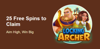 Grande Vegas Casino - 150% Deposit Bonus + 25 FS on Locking Archer