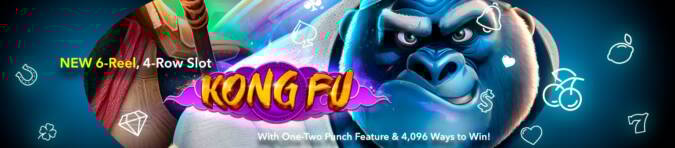 Sloto Cash Casino - Deposit $25 and Get 100 Free Spins on Kong Fu