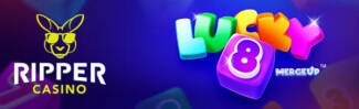 Ripper Casino - 30 No Deposit Free Spins on Lucky 8 Merge Up