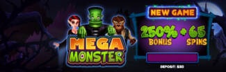 250% No Max Bonus Code + 65 FS on Mega Monster @ 11 SpinLogic Gaming Casinos