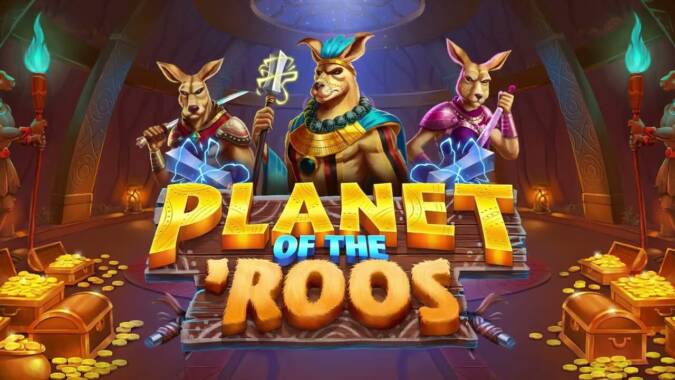 Uptown Pokies - Deposit $30 and get 77 Free Spins on Planet of the Roos