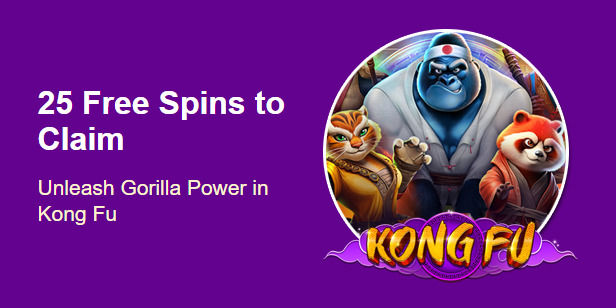 Grande Vegas Casino - 150% Deposit Bonus + 25 FS on Kong Fu