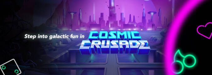 Uptown Pokies - 37 No Deposit Free Spins on Cosmic Crusade + 250% Bonus + 50 FS