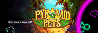 Uptown Pokies - Deposit $30 and get 99 Free Spins on Pyramid Pets
