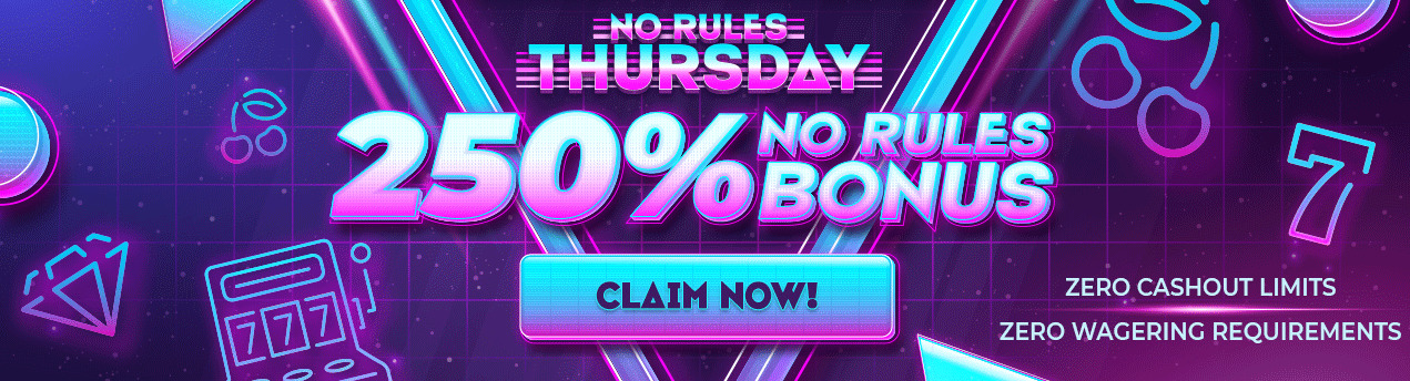 250% Thursday No Rules Bonus @ 11 SpinLogic Gaming Casinos (today only)