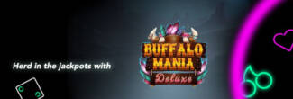 Uptown Pokies - 25 No Deposit Free Spins on Buffalo Mania Deluxe + 250% Bonus + 25 FS