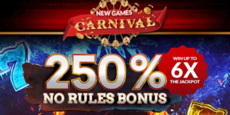 Raging Bull Casino - 6x Jackpot Win Prize + 250% Icy Hot No Rules Deposit Bonus Code