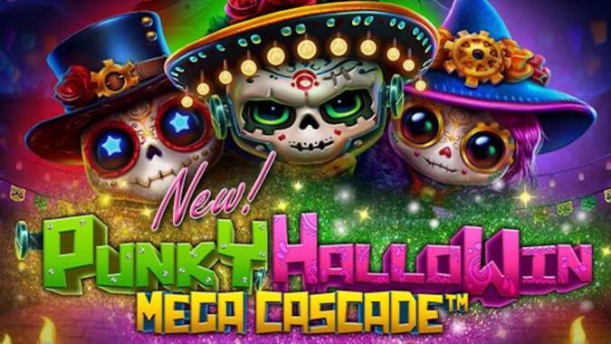 CasinoMax - 333% Deposit Bonus + 33 Free Spins on Punky HalloWin Mega Cascade