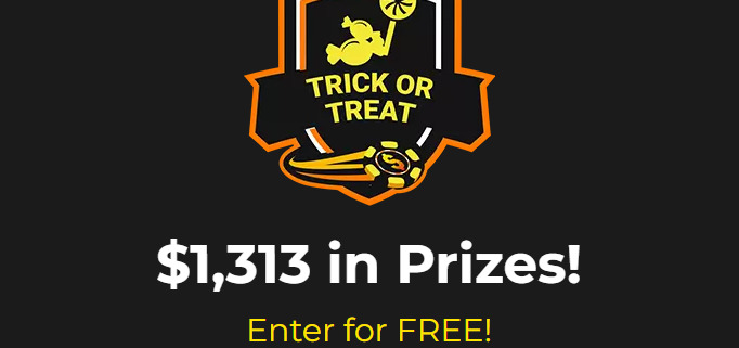 Slotastic Casino - $1,313 Trick or Treat Freeroll Tournament