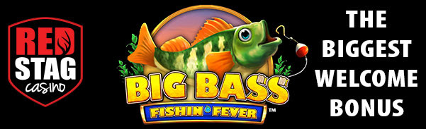 Red Stag Casino - 35 No Deposit FS on Big Bass Fishing Ever + 355% Deposit Bonus + 95 FS