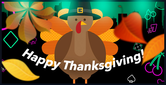 Uptown Aces Casino - 250% Thanksgiving Deposit Bonus + $100 Free Chip