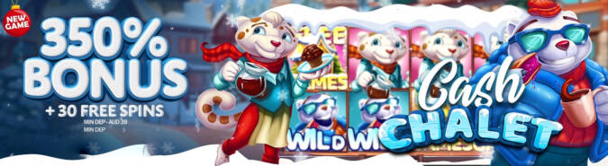 Velvet Spin Casino - 15 No Deposit FS on Cash Chalet + 350% Deposit Bonus + 30 Free Spins