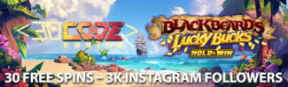 Decode Casino - 20 No Deposit Free Spins on Blackbeards Lucky Bucks